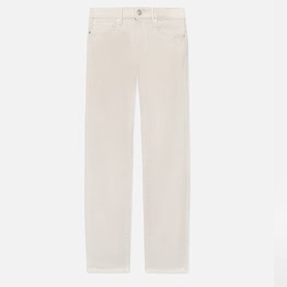 L'Homme Slim Brushed Twill in Milk Beige - Picture 1 of 8